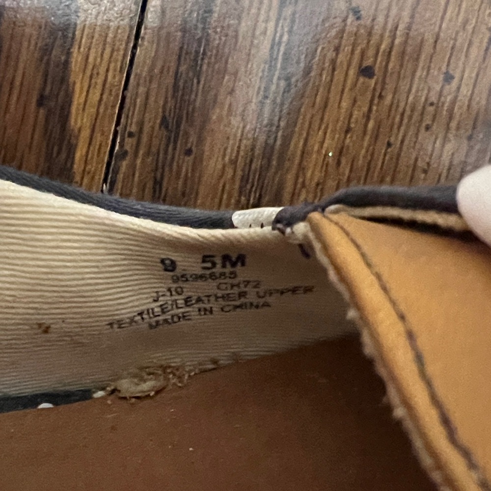Sperry Women's Navy and White Polka Dot Wedges - Picture 3 of 7